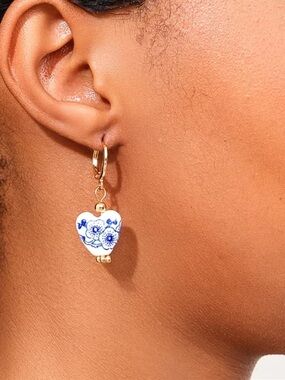 Porcelain Drop Earrings